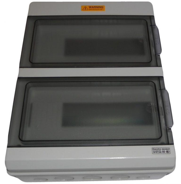 SWITCHBOARD SURFACE MOUNT 24 MODULE WEATHERPROOF IP66 - Uniquip Electrical